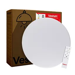 Люстра світлодіодна LED світильник Vestum 80W 480*65мм з пультом