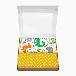 Багаторазові пелюшки дитячі COLORFUL DINO 2шт COSAS (4822052086636) - мініатюра 2