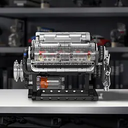 Конструктор двигун Mould King V8 Engine бензиновий восьмициліндровий мотор 10088s для дітей та дорослих 535 деталей - мініатюра 7