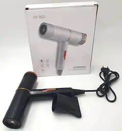 Розумний компактний фен з іонізацією Dry Hair Efficiently UKC MA03-56 чорний - мініатюра 4