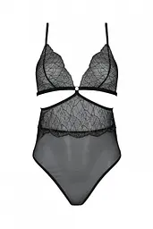 Боді Passion AMBERLY BODY black, L/XL, відкрита спина, низ стрінги - мініатюра 3