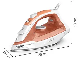 Праска з парою Tefal Virtuo 30 FV 2C40 (FV2C40E0) - мініатюра 2