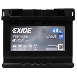 Акумулятор автомобільний EXIDE PREMIUM 60A (EA601) - мініатюра 7