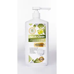 Засіб для ручного миття посуду Nata-Clean з ароматом яблука, з дозатором, 1000 мл - мініатюра 2