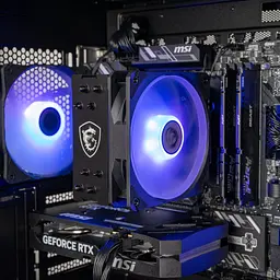 Комп'ютер Dragon Lucky Spectre Powered_by MSI (RTX 5060 - R5 7500F) Black / AMD Ryzen 5 7500F (3.7-5.0), 6 ядер / NVIDIA GeForce RTX 5060 / 32 ГБ (DDR5) / 1024 ГБ (SSD) - мініатюра 6