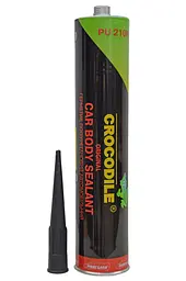 Герметик кузовний для швів CROCODILE 310 г чорний (PU 210 FC) - мініатюра 2