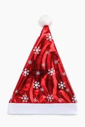 Шапка Діда Мороза Принт HHI0618101 (NY) shop (6952005377462) - мініатюра 1