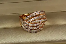 Кільце Xuping Jewelry Катушка р 19 золотисте