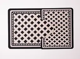 Набір килимків для ванної та туалету Black&White 50*80 / 40*50 см Yiwu HP-42-175 - мініатюра 5