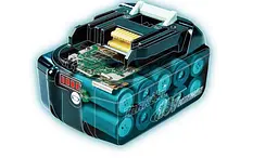 Набір акумуляторів BL1840B (4 шт) та зарядний пристрій для продукції Makita LXT (197156-9) - мініатюра 5