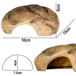 Декорація печера Terrario Gecko Cave S 16x10x6см (7106) - мініатюра 2