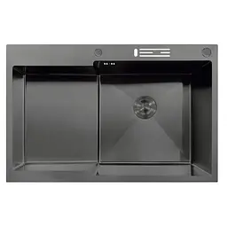 Кухонна мийка Mixxus MH7849R-HK Nano-Black MX1938, Графит