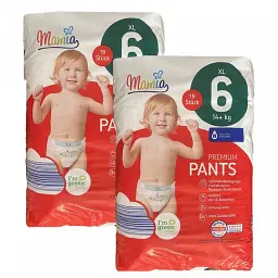 Підгузки-трусики Mamia Premium Pants XL 6 (14+ кг) 36 шт