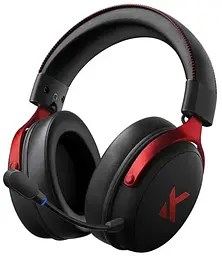 Навушники MCHOSE V9 Pro / Бездротова ігрова гарнітура / 2.4G / Bluetooth з мікрофоном / Black Red