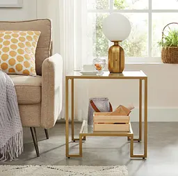 Журнальний столик Leobert Santorini в стилі Loft золотистий - мініатюра 3