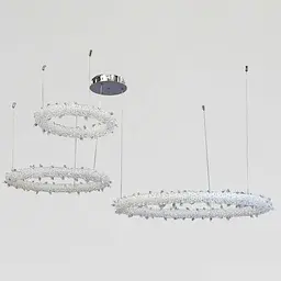 Підвісна кришталева LED-люстра Art 2053/3
