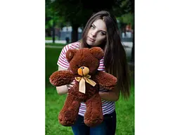 М'яка іграшка Тримішки Ведмедик Рафаель 50 см шоколадний
