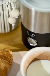 Спінювач молока та підігрів Adler AD 4497 ​​(1000 Вт, до 300 мл, антипригарне покриття, капучинатор) - мініатюра 9