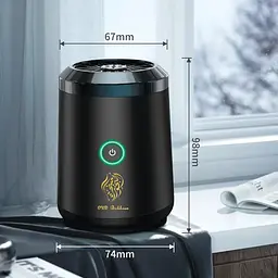 Аромадифузор електричний від USB, курильниця чорна OUD Bukhoor BK-18 - мініатюра 2