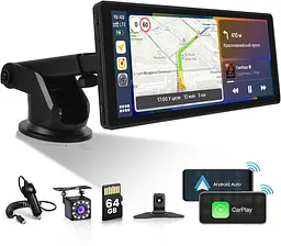 Автомагнітола 10.26" з Wireless CarPlay, Android Auto та Bluetooth