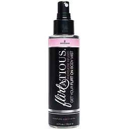 Спрей-міст для тіла з феромонами, 125 мл. Sensuva Flirtatious Vanilla, Sugar Sweet Pea