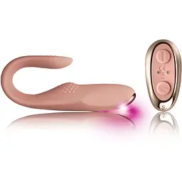 Універсальний вібратор Rocks Off Two-Vibe Pink - мініатюра 2