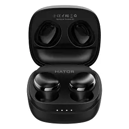 Навушники Hator Hyреrpunk Truedots SyncHUB Black (HTA411)