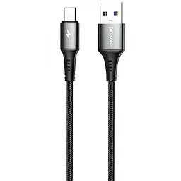 Кабель Proove WireX USB to Type-C 3A (1m) black (CCWX15001201)