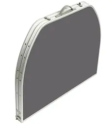 Стіл Bo-Camp Case Model Oval 150x80 cm Grey (1404399) (DAS303275) - мініатюра 3