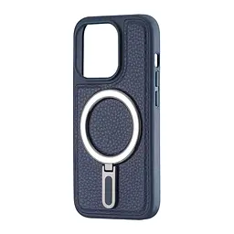 Чохол Jinduka Leather Ringo iPhone 15 Pro Blue - мініатюра 1
