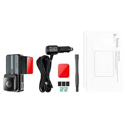Відеореєстратор Hoco DV11 Driving Recorder 2K Display GPS Silvery Grey - мініатюра 5