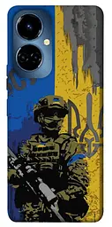 Чохол Demsky Faith in Ukraine 4 для TECNO Camon 19 (CI6n) / 19 Pro (CI8n)