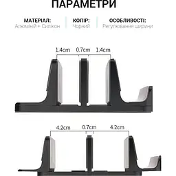 Підставка для ноутбука OfficePro LS730B Black [144418] - мініатюра 9