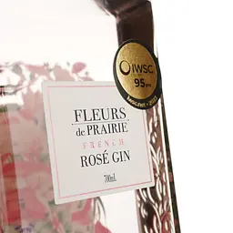 Джин Fleurs de Prairie French Rose Gin 40% 0.7 л - мініатюра 3