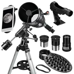 Телескоп Bresser Pollux 150/1400 EQ3 Carbon з сонячним фільтром і адаптером для смартфона (4690900) - мініатюра 6