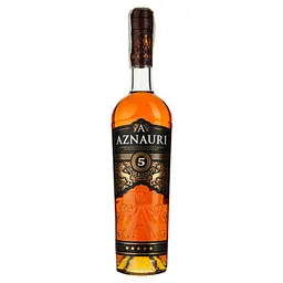 Упаковка коньяку Aznauri 5 зірок 40% 7.5 л (0.5 л х 15 шт.) - мініатюра 2