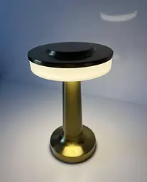 Настільна лампа акумуляторна Zilini 05 Золотий - мініатюра 2