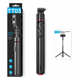 Монопод-штатив TT03 Selfie Stick 1760 мм з Bluetooth-пультом - мініатюра 9
