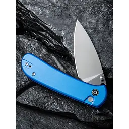Ніж складаний кишеньковий Civivi Qubit, (7.6 см) 14C28N / Aluminum синій - мініатюра 12