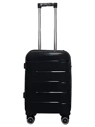 Валіза міні XS+ з поліпропілену Milano bag 0305 40л Чорний