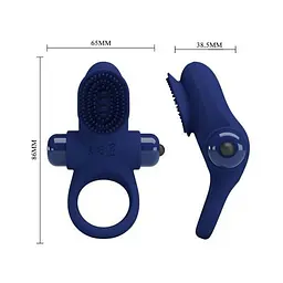 Віброкільце Pretty Love Vibrant Penis Ring II - мініатюра 5