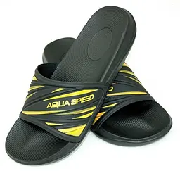 Шльопанці Aqua Speed ​​Idaho 41 Чорний/Жовтий (1000-514-18-41)