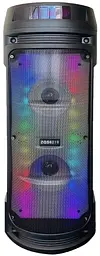 Бездротова акумуляторна Bluetooth колонка BT5.0 караоке бумбокс 30W акустична система з мікрофоном та LED RGB підсвічуванням UKC ZQS 6210 - мініатюра 6