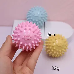 Іграшка-м'яч для чистки зубів собак Spiky Dog Toy Ball - мініатюра 7