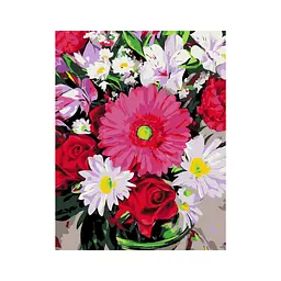 Картина по номерам Rosa Start Квітковий мікс 35 х 45 см (4823098525103) - мініатюра 1