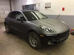 Автомобільна плівка з мікроканалами 1.52 Метра х 10 см Чорна Гладкий сатин Матова - мініатюра 3