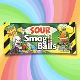 Кислі цукерки Toxic Waste Smog Balls 48г - мініатюра 4