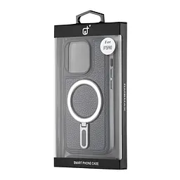 Чохол Jinduka Leather Ringo iPhone 15 Pro Black - мініатюра 2