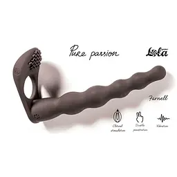 Страпон Lola Games Pure Passion Farnell, 17 см (чорний) - мініатюра 2