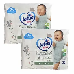 Дитячі підгузники Lotus Baby 4+ (10-14 кг), 70 шт